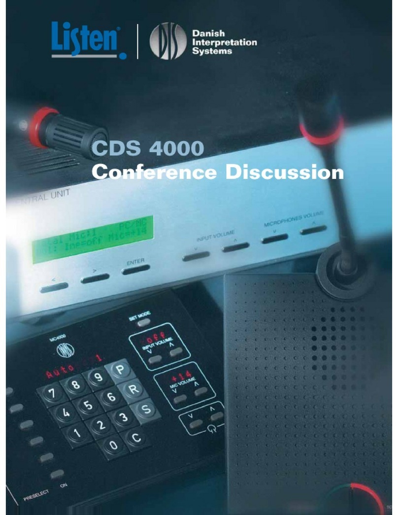 Listen Technologies CDS 4000 Brochure & specs Listen Technologies CDS 4000 Brochure & specs