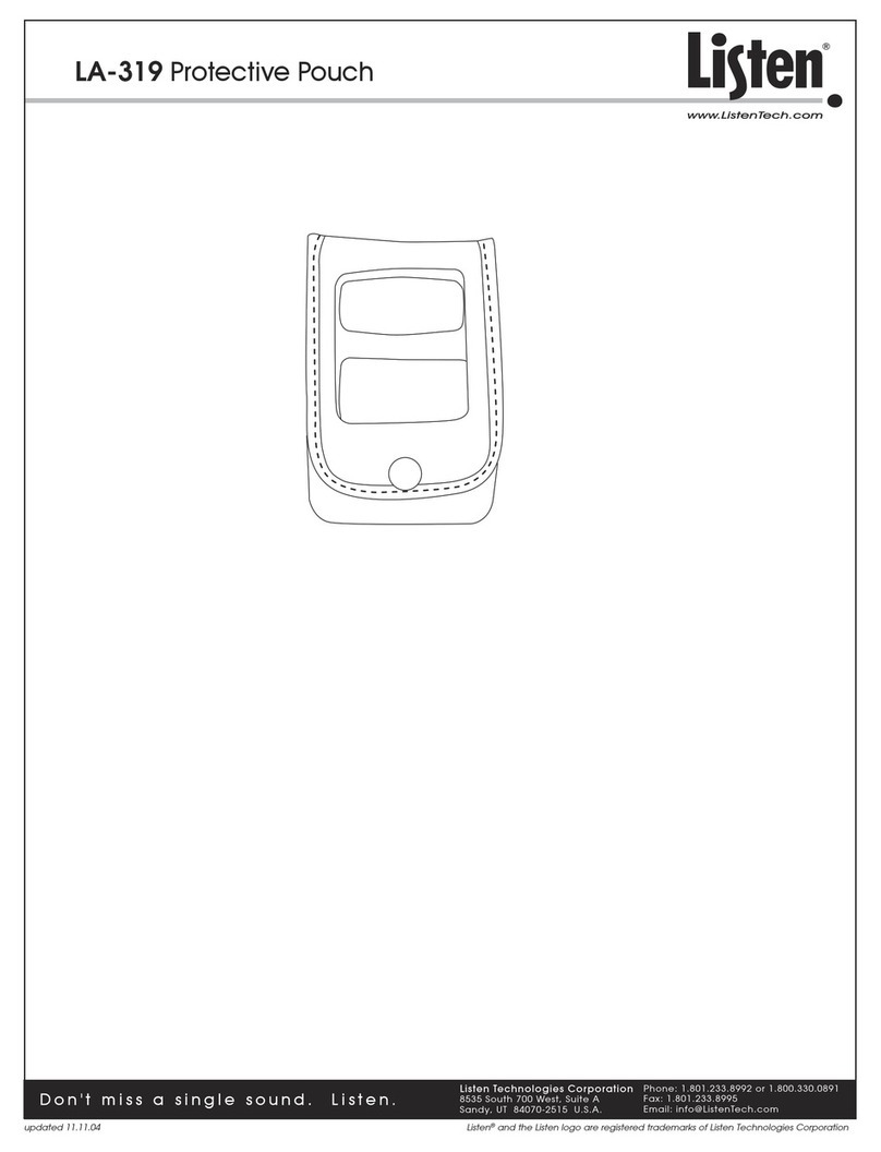Listen Technologies LA-319 instruction manual