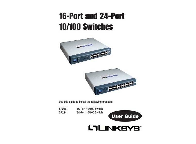 Linksys SR216 user guide Linksys SR216 user guide