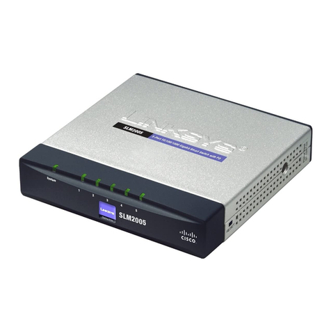 Linksys SLM2005 User manual