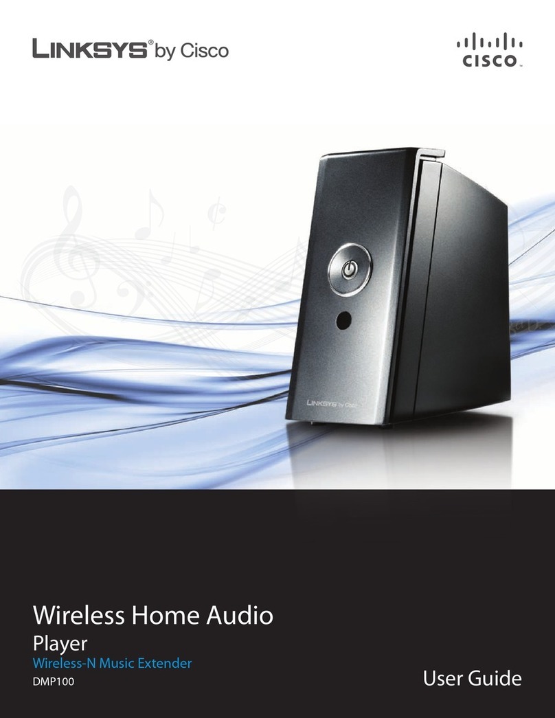 Linksys Player / Wireless-N Music Extender DMP100 user guide Linksys Player / Wireless-N Music Extender DMP100 user guide