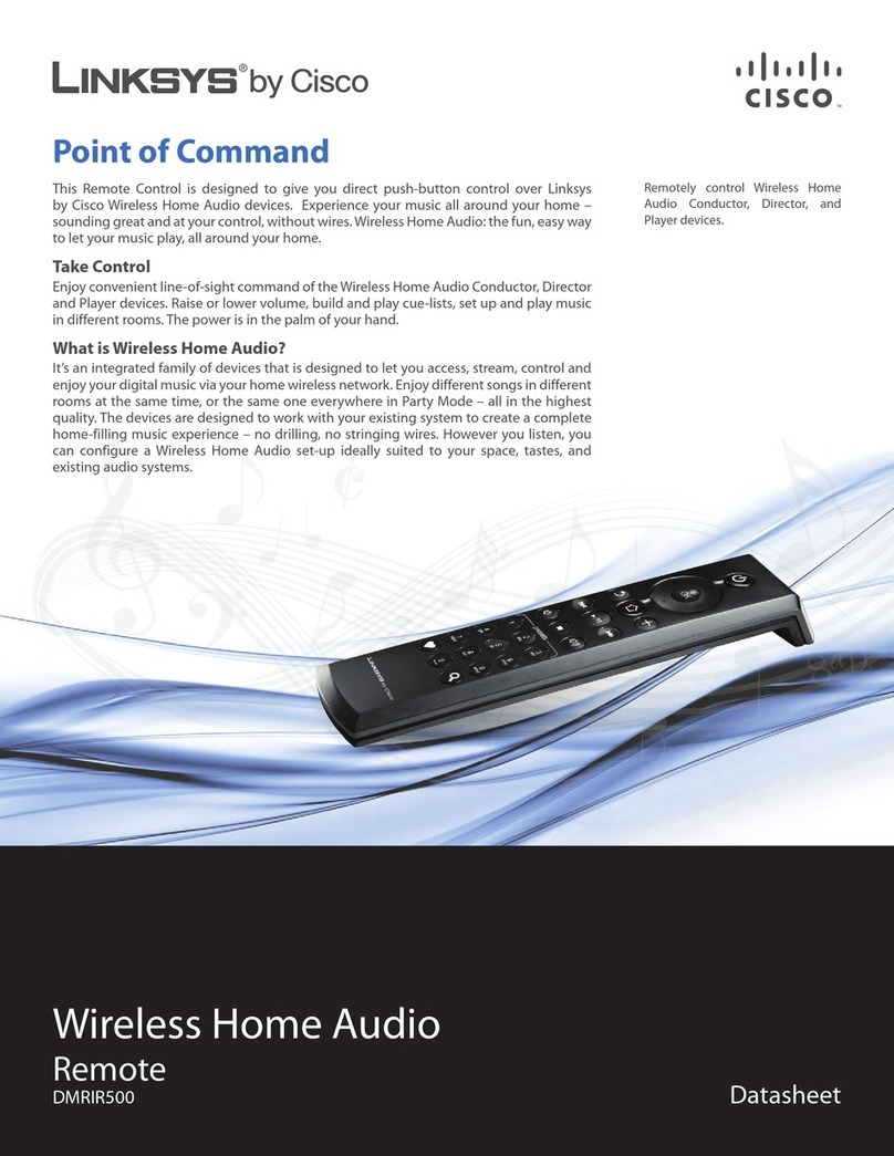 Linksys DMRIR500 User manual