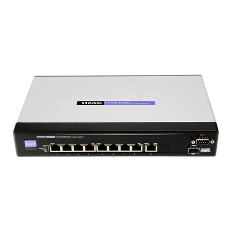 Linksys SRW208 User manual