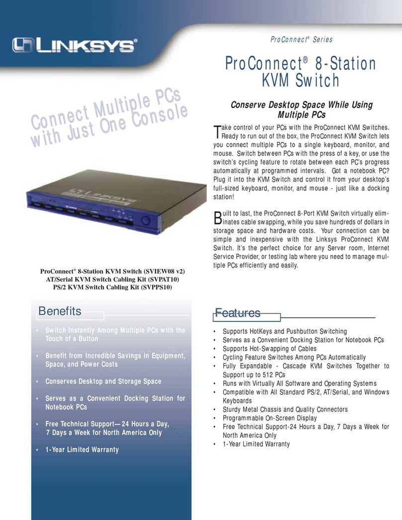 Linksys ProConnect SVIEW08 v2 User manual