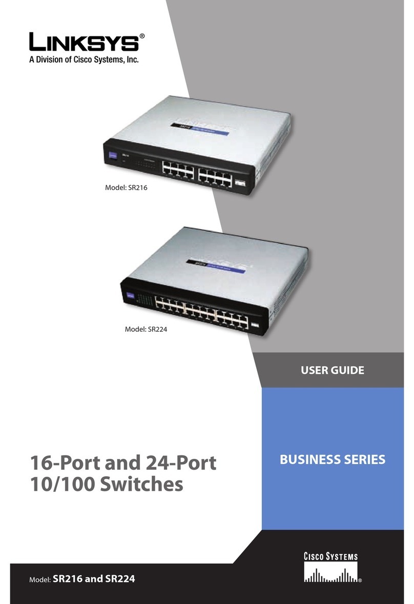 Linksys SR216 User manual Linksys SR216 User manual