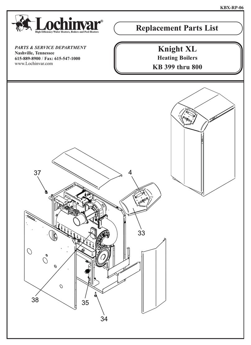 Lochinvar KNIGHT XL KB 399 Application guide