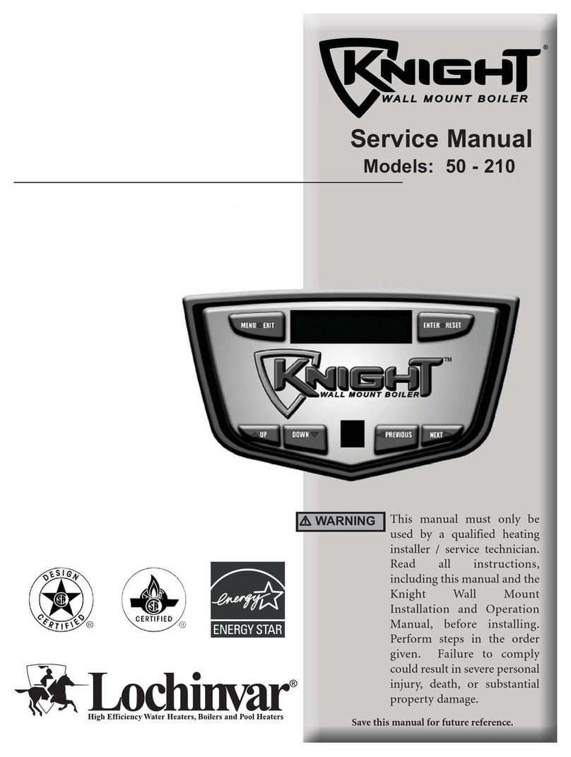 Lochinvar Knight 50-210 User manual