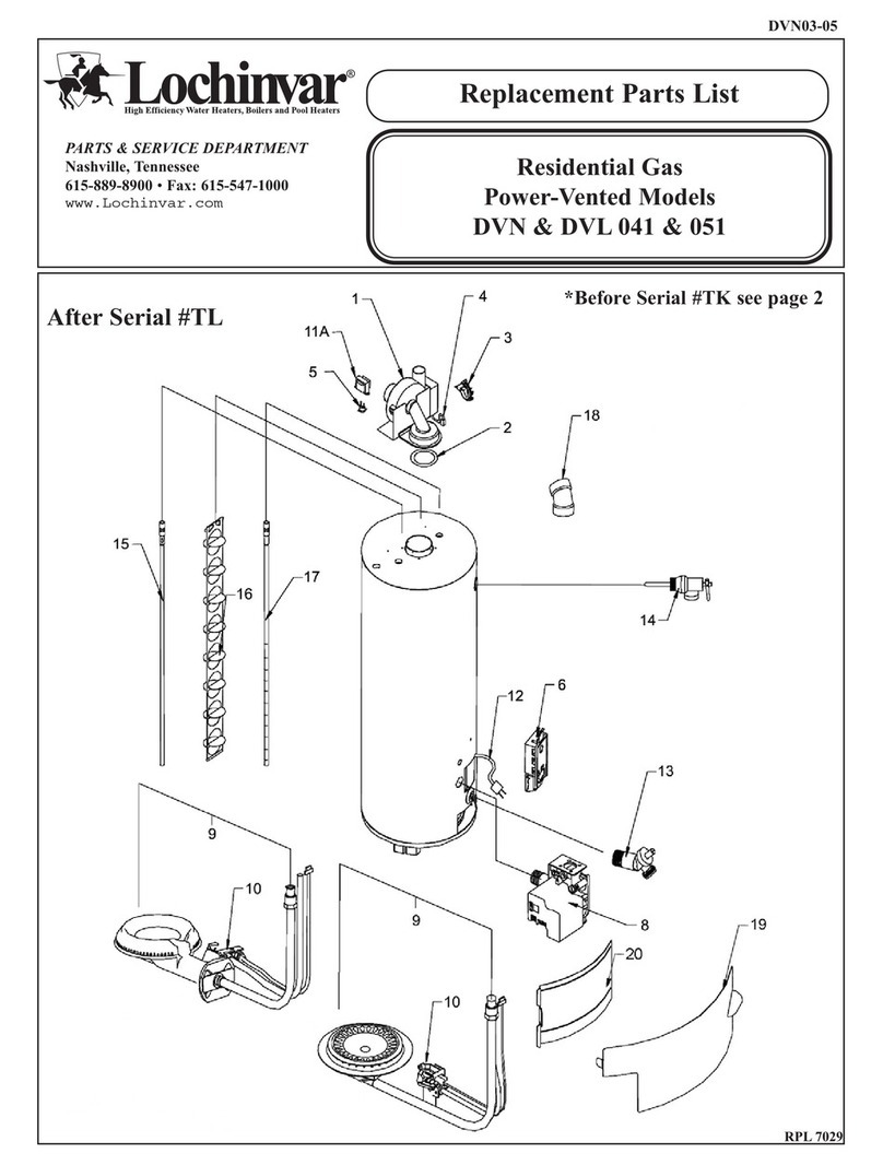Lochinvar DVL 041 Application guide