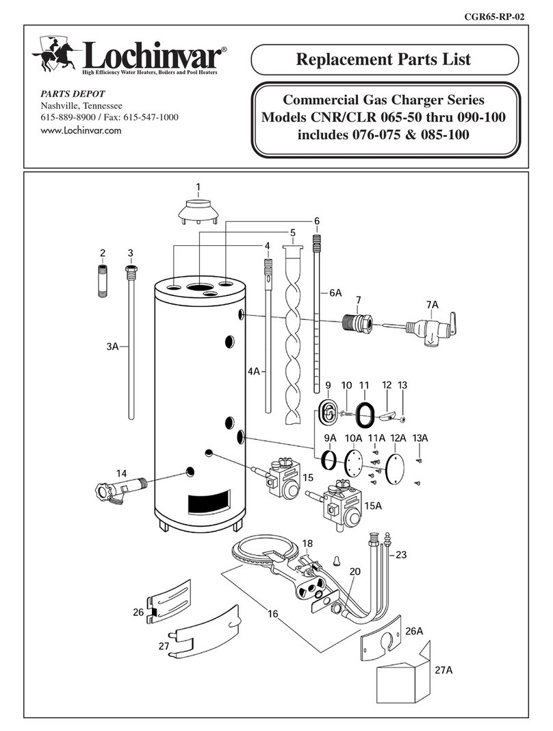 Lochinvar CLR 065-50 thru 090-100 Application guide
