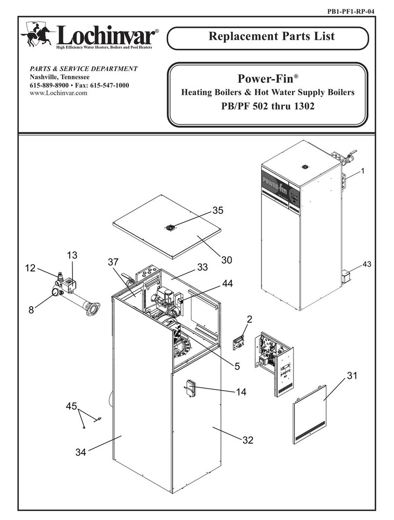 Lochinvar POWER-FIN PB/PF 502 Application guide