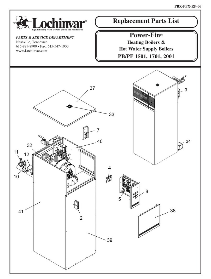 Lochinvar POWER-FIN PB/PF 1501 Application guide
