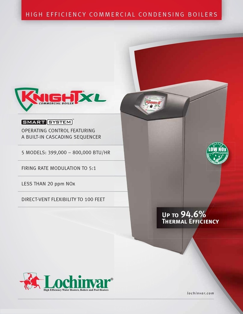 Lochinvar KNIGHT XL KBN399 Brochure & specs