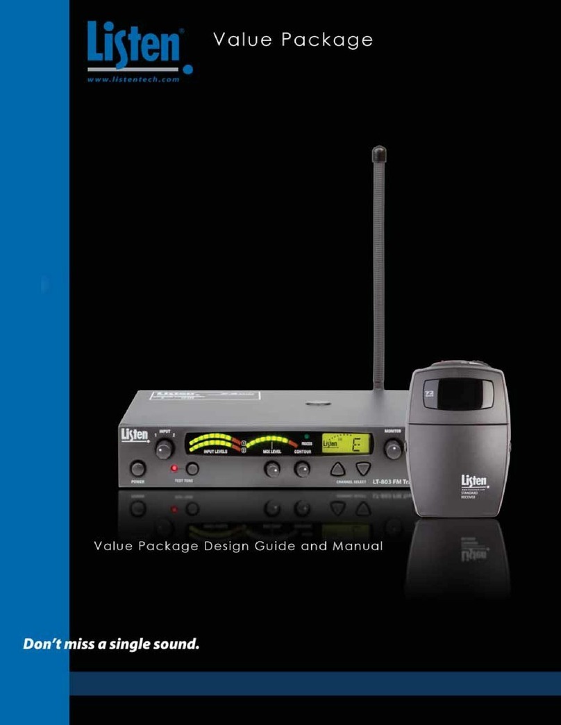 Listen Technologies LA-123 90 Design guide