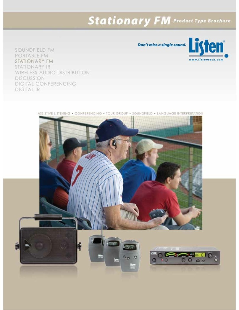 Listen Technologies LA-101 Brochure & specs