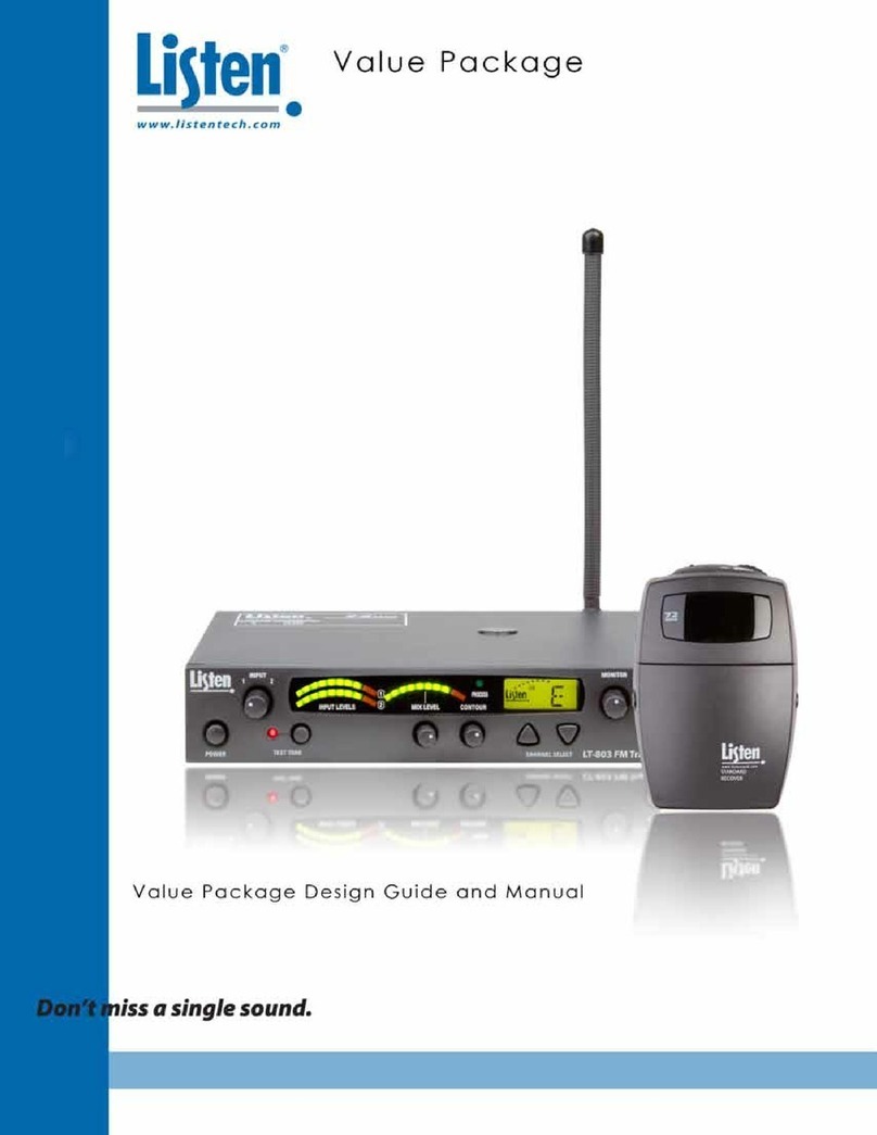 Listen Technologies Satellite Radio user manual