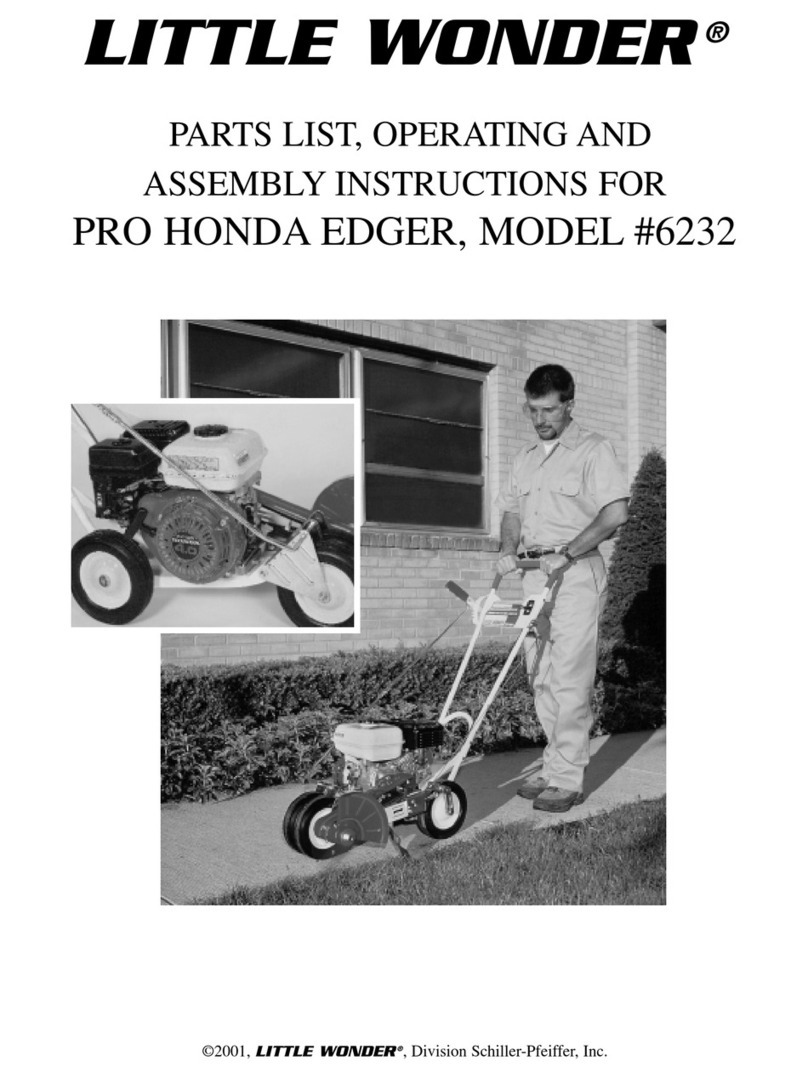 Little Wonder 6232 Parts list, operating and assembly instructions Little Wonder 6232 Parts list, operating and assembly instructions