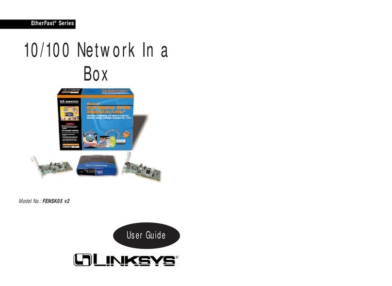 Linksys EtherFast FENSK05 v2 user guide