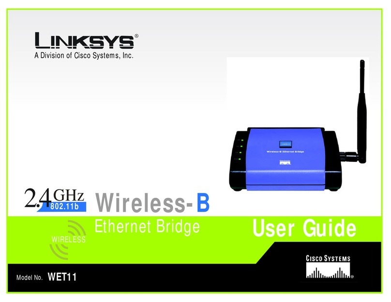 Linksys WET11 - Instant Wireless EN Bridge Network... user guide