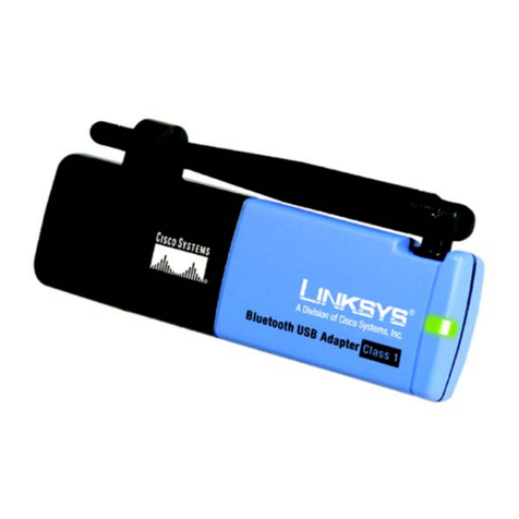Linksys USBBT100 User manual