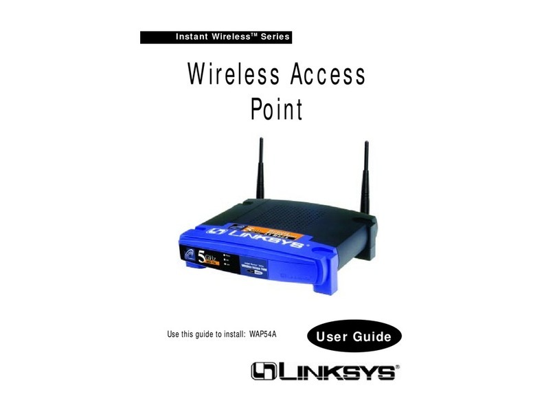 Linksys WAP54A - Instant Wireless - Access Point User manual Linksys WAP54A - Instant Wireless - Access Point User manual