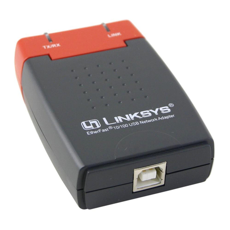 Linksys USB100TX - EtherFast 10/100 USB Network... User manual