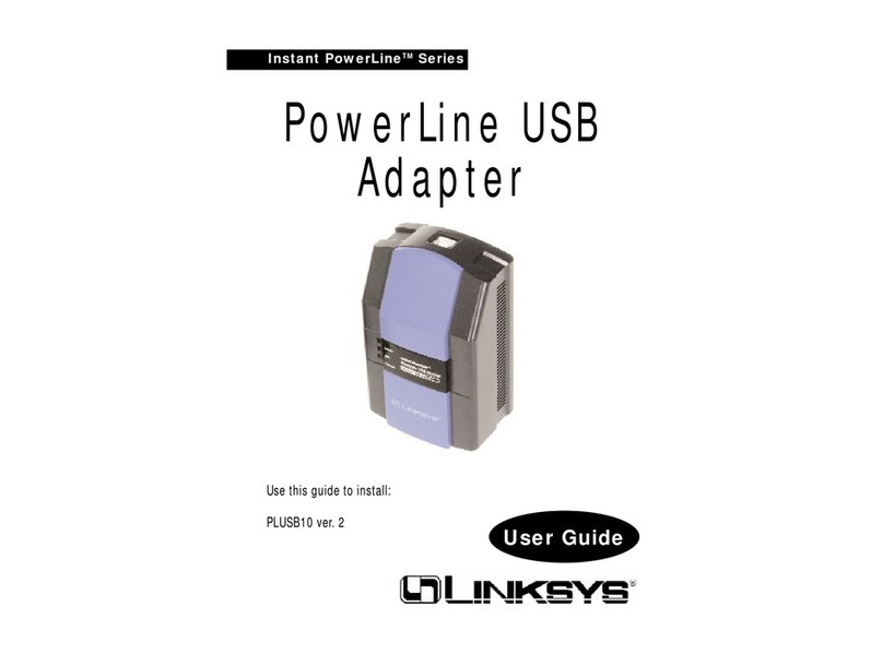 Linksys Instant PowerLine PLUSB10 user guide