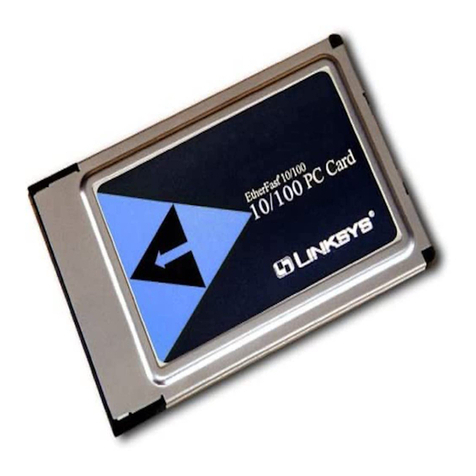Linksys PCMPC100 - EtherFast 10/100 PC Card User manual Linksys PCMPC100 - EtherFast 10/100 PC Card User manual