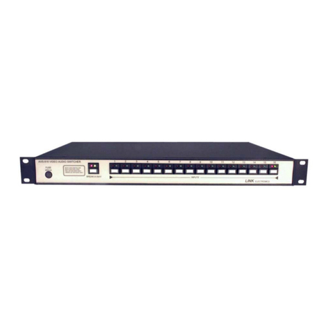 Link electronics AVS-816/VA Specification sheet Link electronics AVS-816/VA Specification sheet
