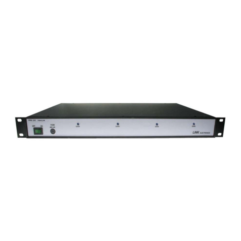 Link electronics 200 Series Mounting Frame Audio and Video DA's... User manual