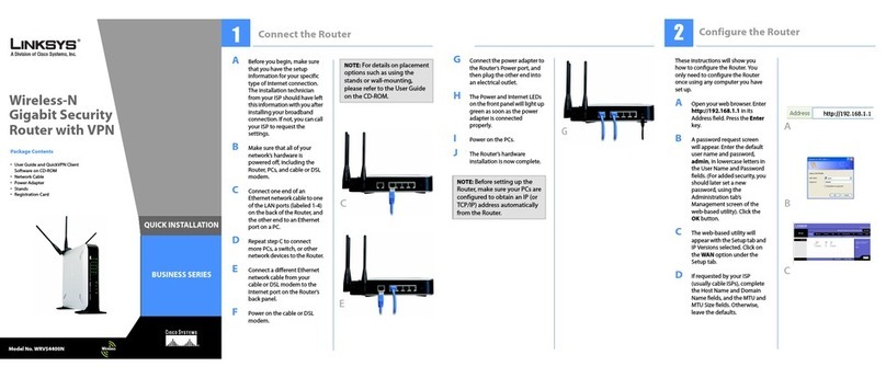 Linksys WRVS4400N - Small Business Wireless-N Gigabit Security... User manual Linksys WRVS4400N - Small Business Wireless-N Gigabit Security... User manual