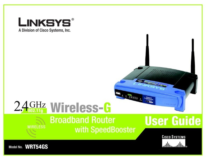 Linksys WRT54GS User manual