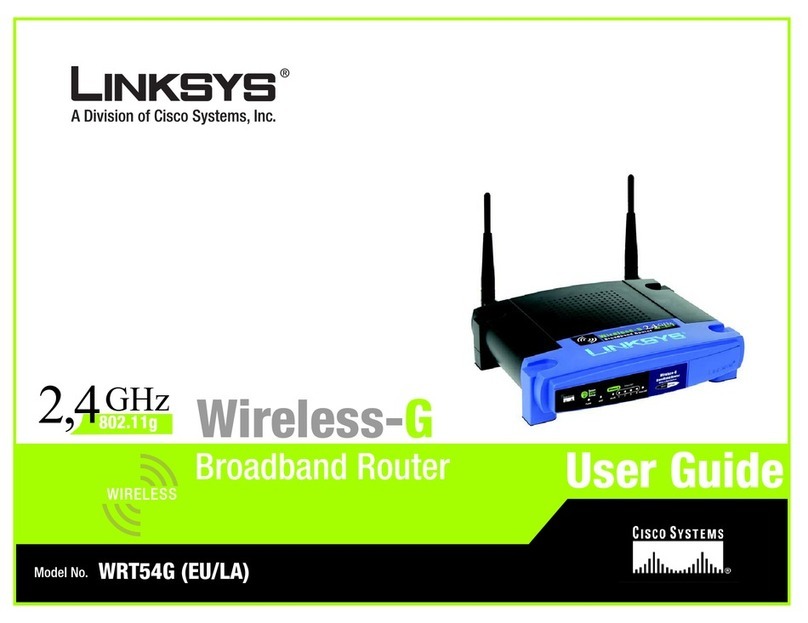 Linksys Cisco Systems WRT54G(EU/LA) User manual