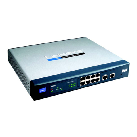 Linksys RV082 User manual Linksys RV082 User manual