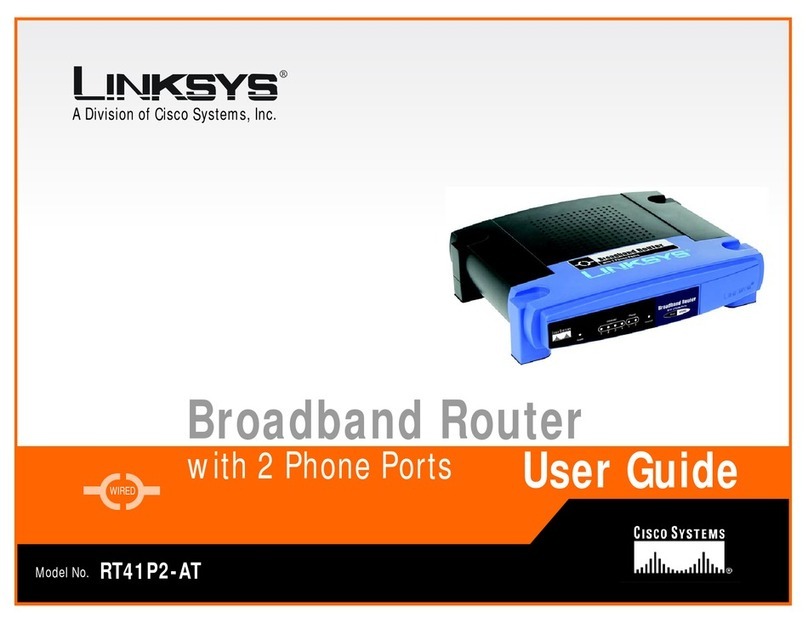 Linksys RT41P2-AT - Broadband Router With 2 Phone Ports At&t Service... User manual Linksys RT41P2-AT - Broadband Router With 2 Phone Ports At&t Service... User manual