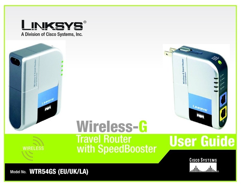 Linksys WTR54GS User manual Linksys WTR54GS User manual