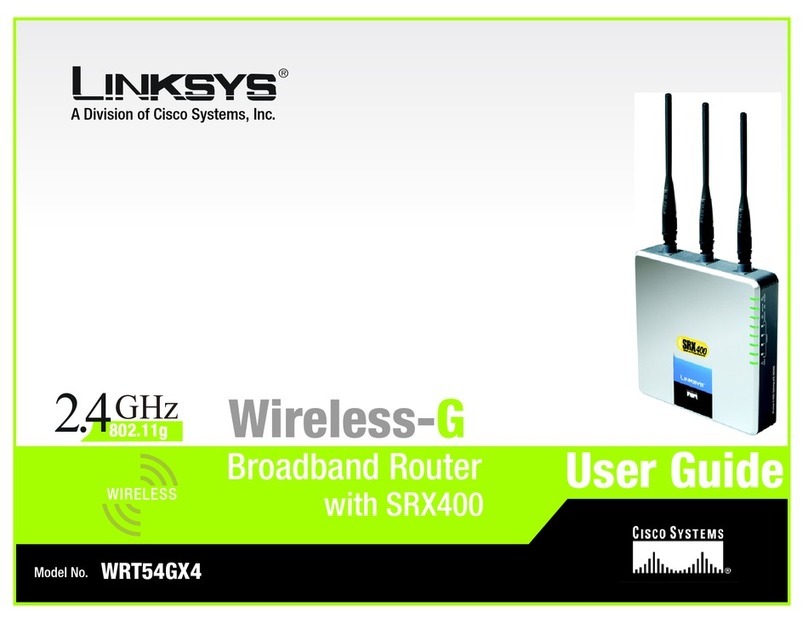 Linksys WRT54GX4 User manual