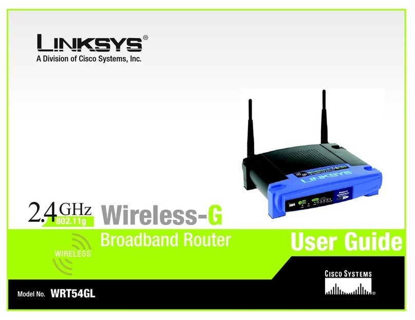 Linksys WRT54GL - Wireless-G Broadband Router... User manual Linksys WRT54GL - Wireless-G Broadband Router... User manual