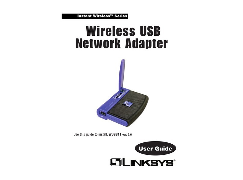 Linksys WUSB11 ver. 2.6 User manual