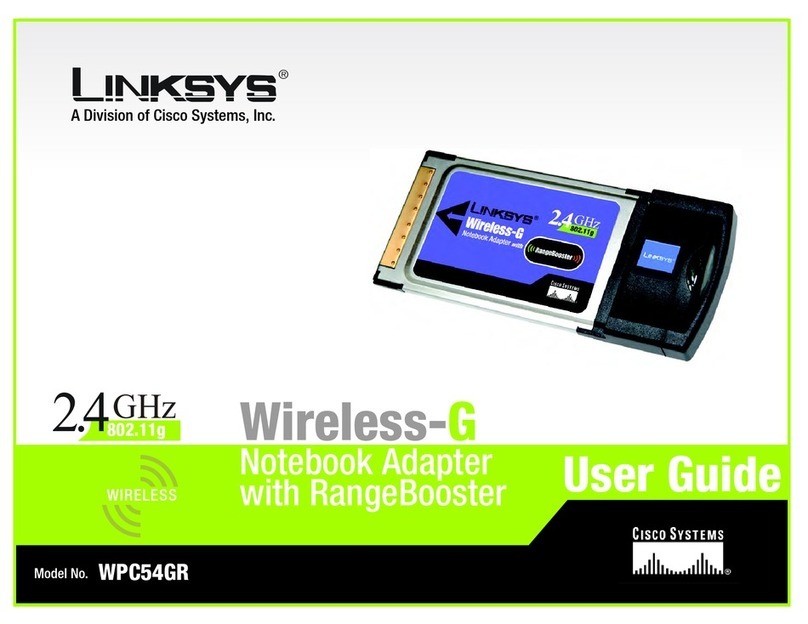 Linksys WPC54GR (DE) User manual