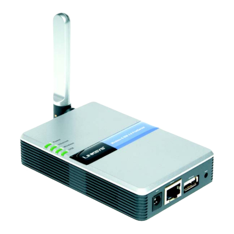 Linksys WPS54G - Wireless-G PrintServer Print Server User manual