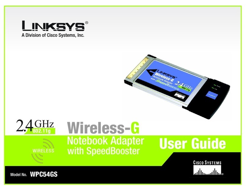Linksys WPC54GS - Refurb Wrls-g Notebook Adr Spdbstr No... User manual Linksys WPC54GS - Refurb Wrls-g Notebook Adr Spdbstr No... User manual