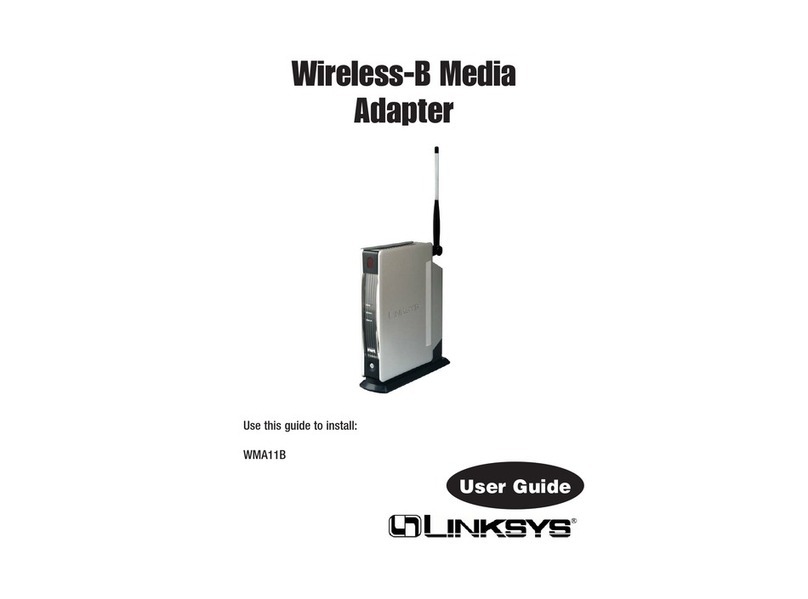 Linksys WMA11B - Wireless-B Media Adapter user guide