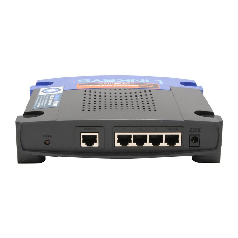 Linksys BEFSX41 - Instant Broadband EtherFast Cable/DSL Firewall... User manual