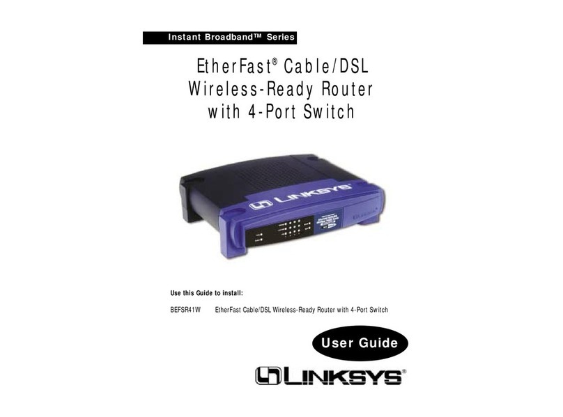Linksys BEFSR41W User manual Linksys BEFSR41W User manual