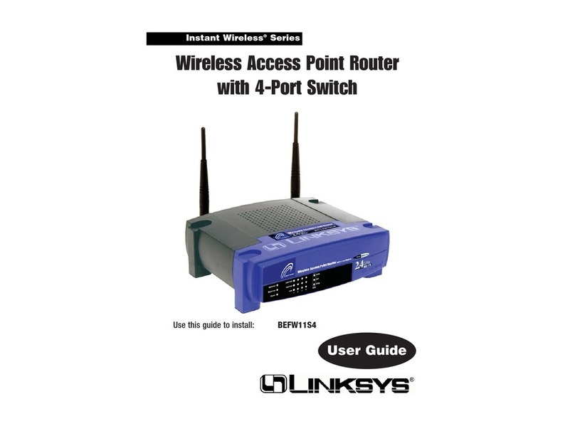 Linksys EtherFast Instant Broadband BEFW11S4 User manual