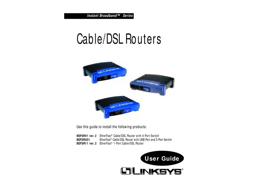 Linksys BEPSR11 User manual