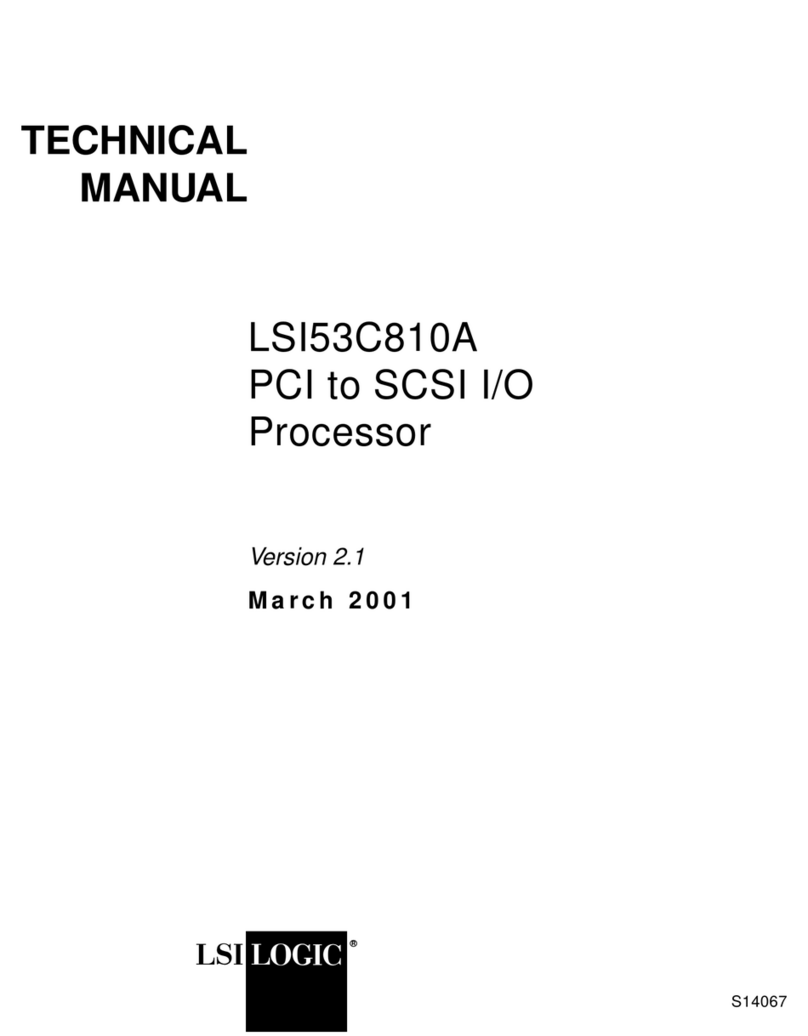 LSI LSI53C810A Technical manual