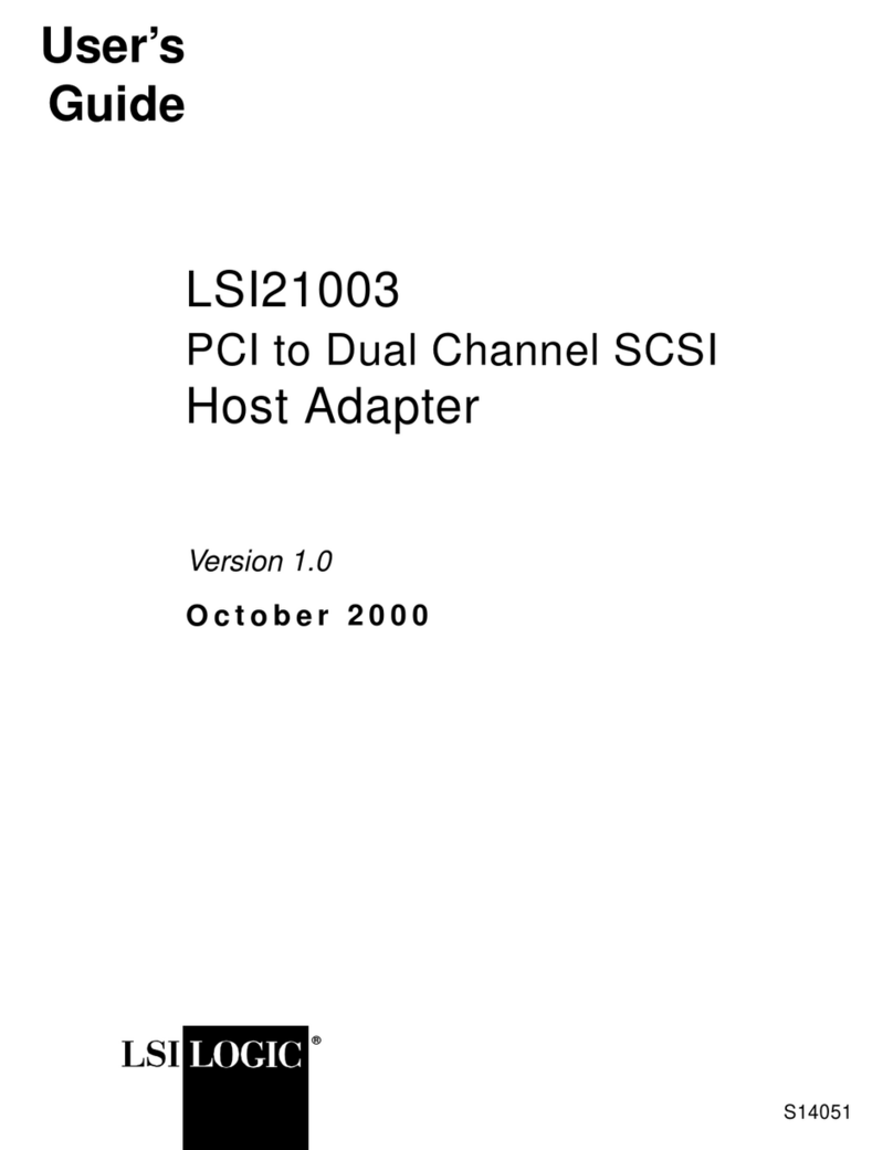 LSI LSI21003 User manual