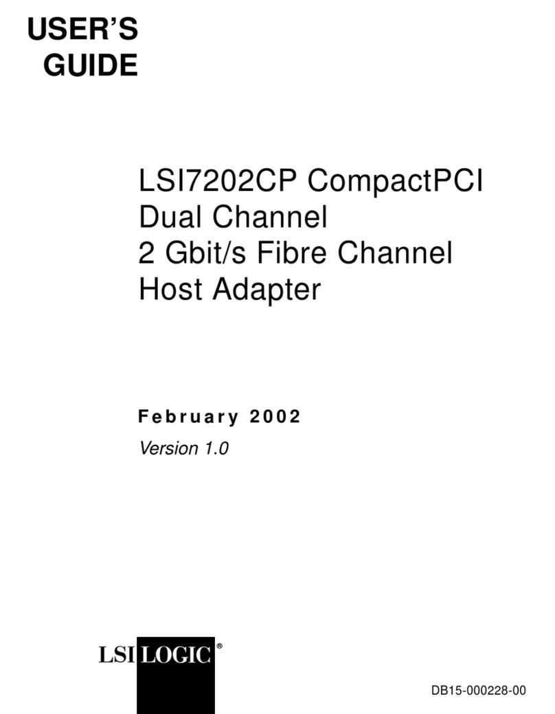 LSI LSI7202CP User manual