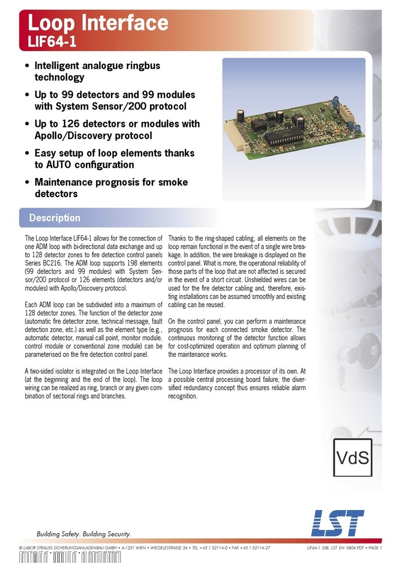 LST Loop Interface LIF64-1 Brochure & specs